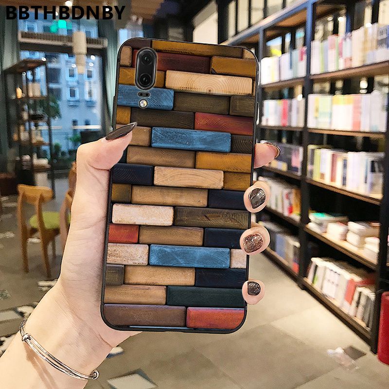 For huawei P30 Wood grain