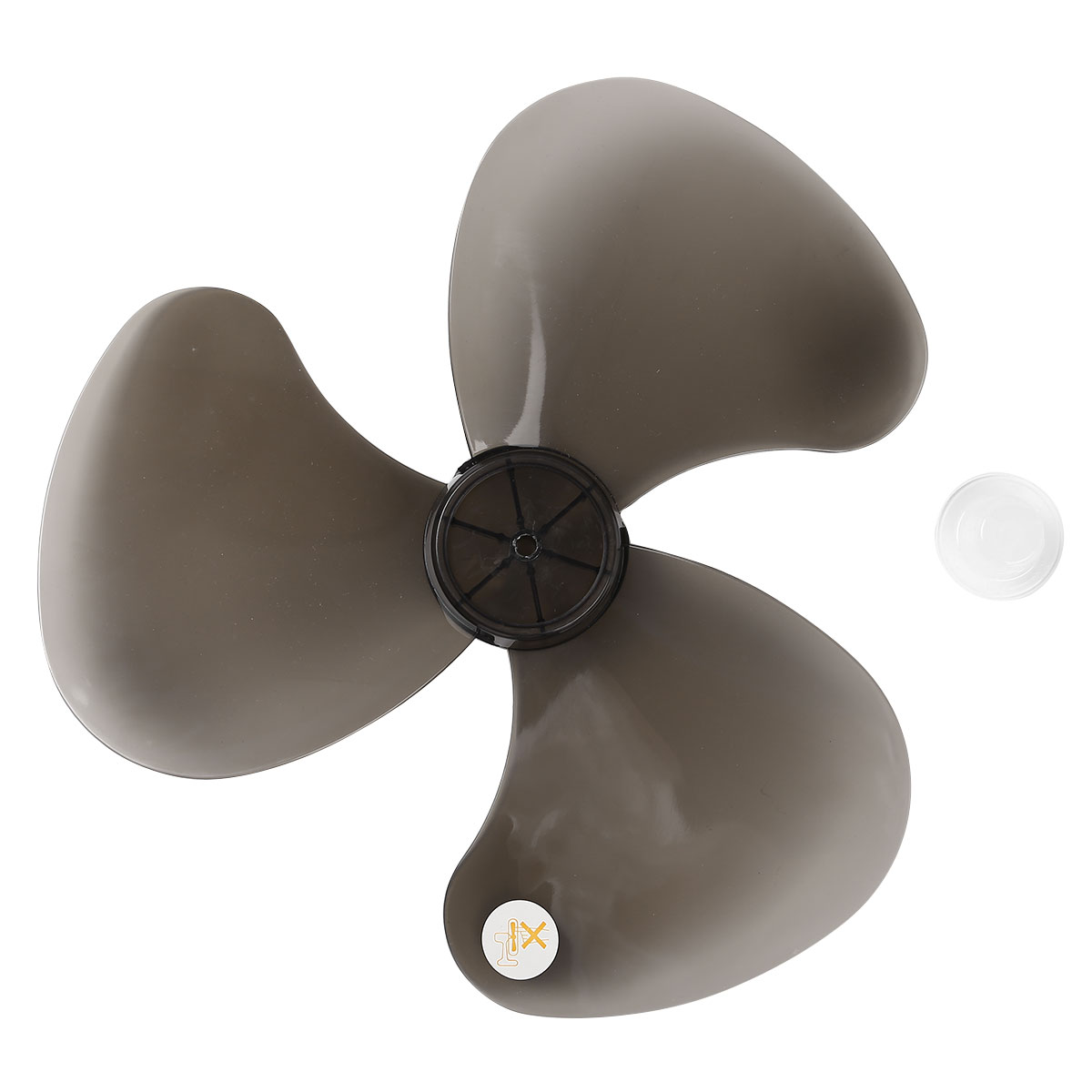 Xuebai Grand Vent en Plastique Pale de Ventilateur 3 Feuilles pour Midea et Autres Ventilateurs 16 Pouces 400mm Pale de Ventilateur en Plastique Transparent