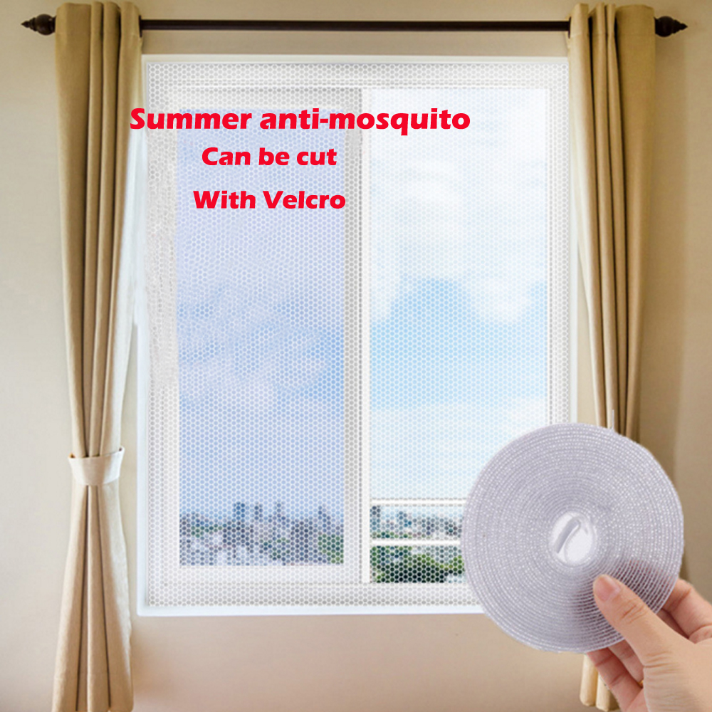 Insektenschutz Fenster Gitter Kit Fly Bug Wespe Moskito Vorhang Mesh Net Cover 