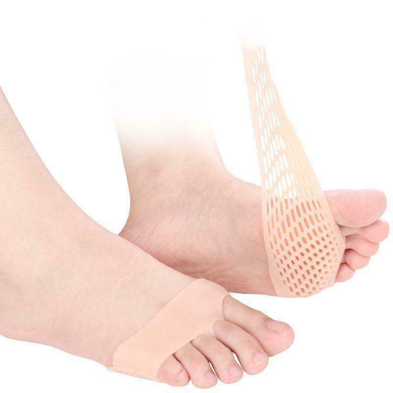 2 pairs Silicone Honeycomb Forefoot Pad Foot Versatile Use Reusable Pain Relief
