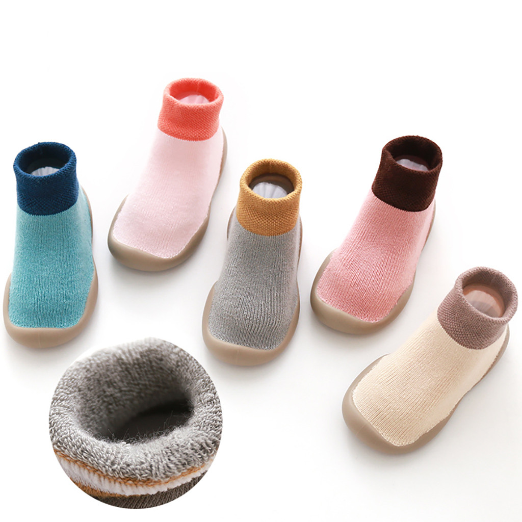 Toddler Baby Boy Girl Socks Cotton Children Floor Socks Anti-Slip Baby Step Sock