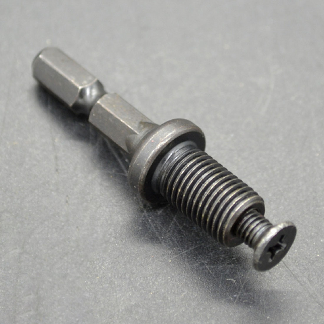 1/4"Hex Shank Adapter Male Thread Screw for Drill Chuck 6mm,10mm,13mm 3/8"-24 O! 