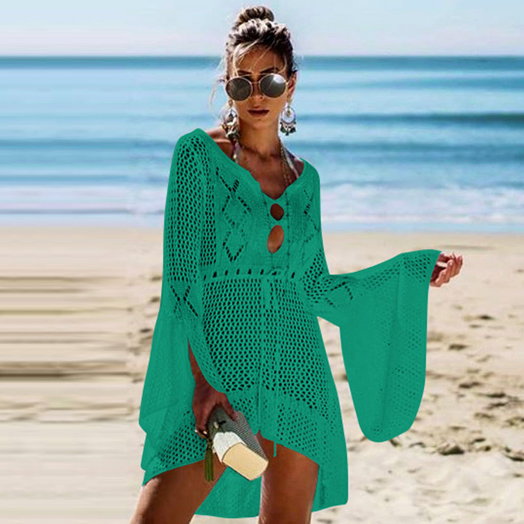 Вязаное Платье Для Пляжа