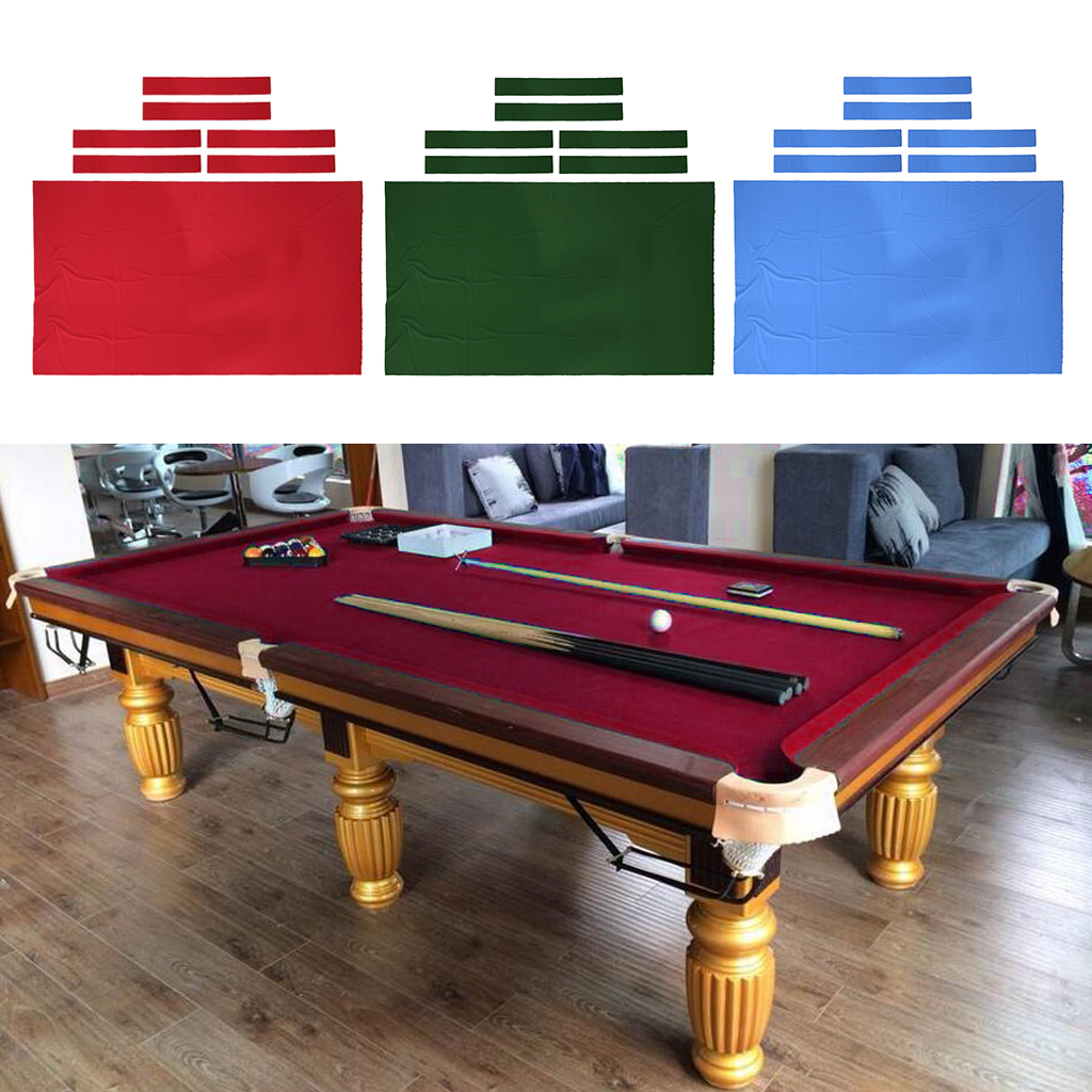 56"x98" Nylon Pool Table Cloth Snooker Accessories For 7ft 8ft Billiard Table UK 