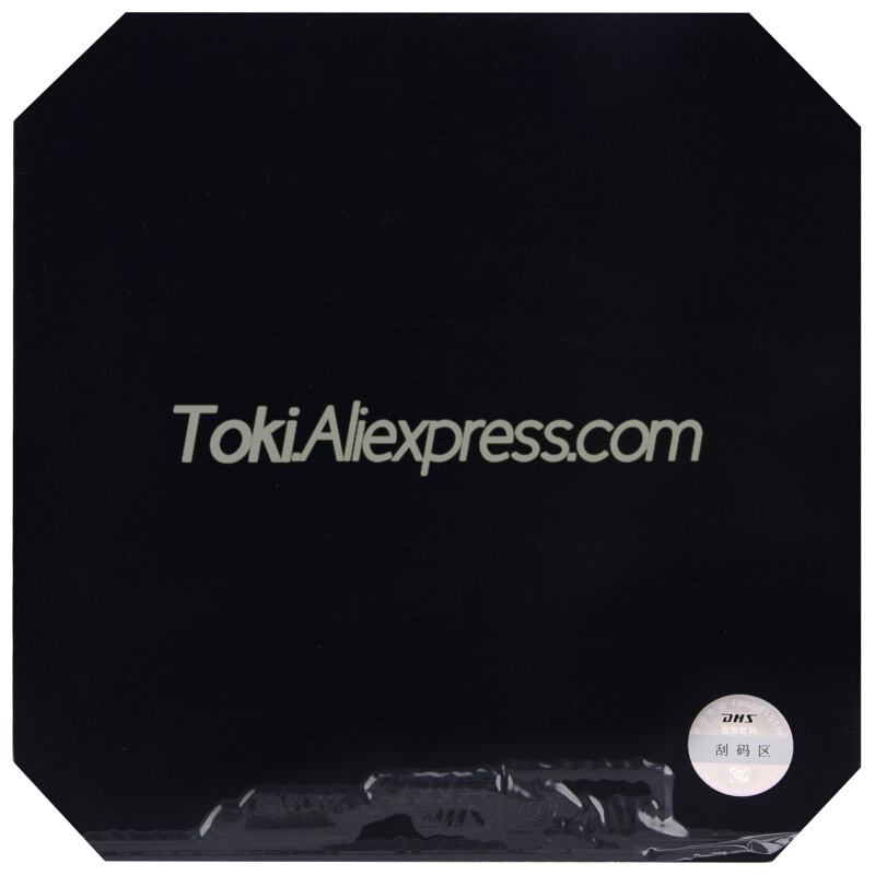 Description Picture 5 of itemDHS G666 Table Tennis Rubber (Sticky, High Spin) Pips-in Original DHS G666 Ping Pong Sponge