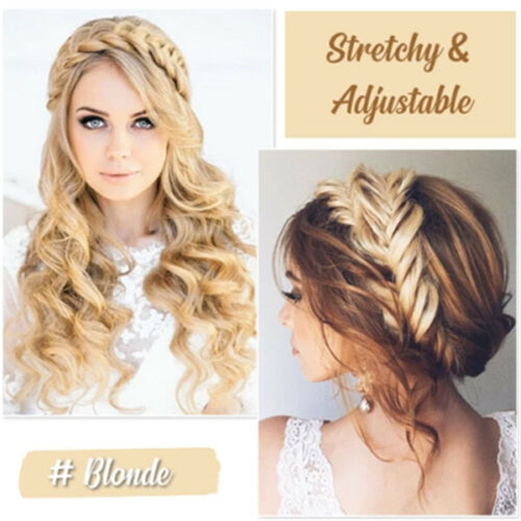 Vintage Braided Hair Band for Women & Girls