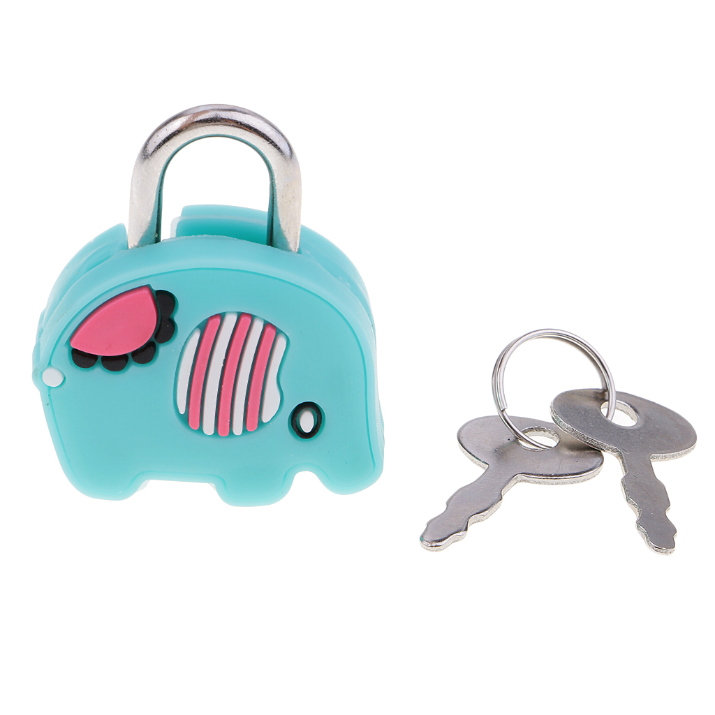 Luggage Lock with Keys Small Cartoon Padlock,Security Lock,Suitcase Lock 