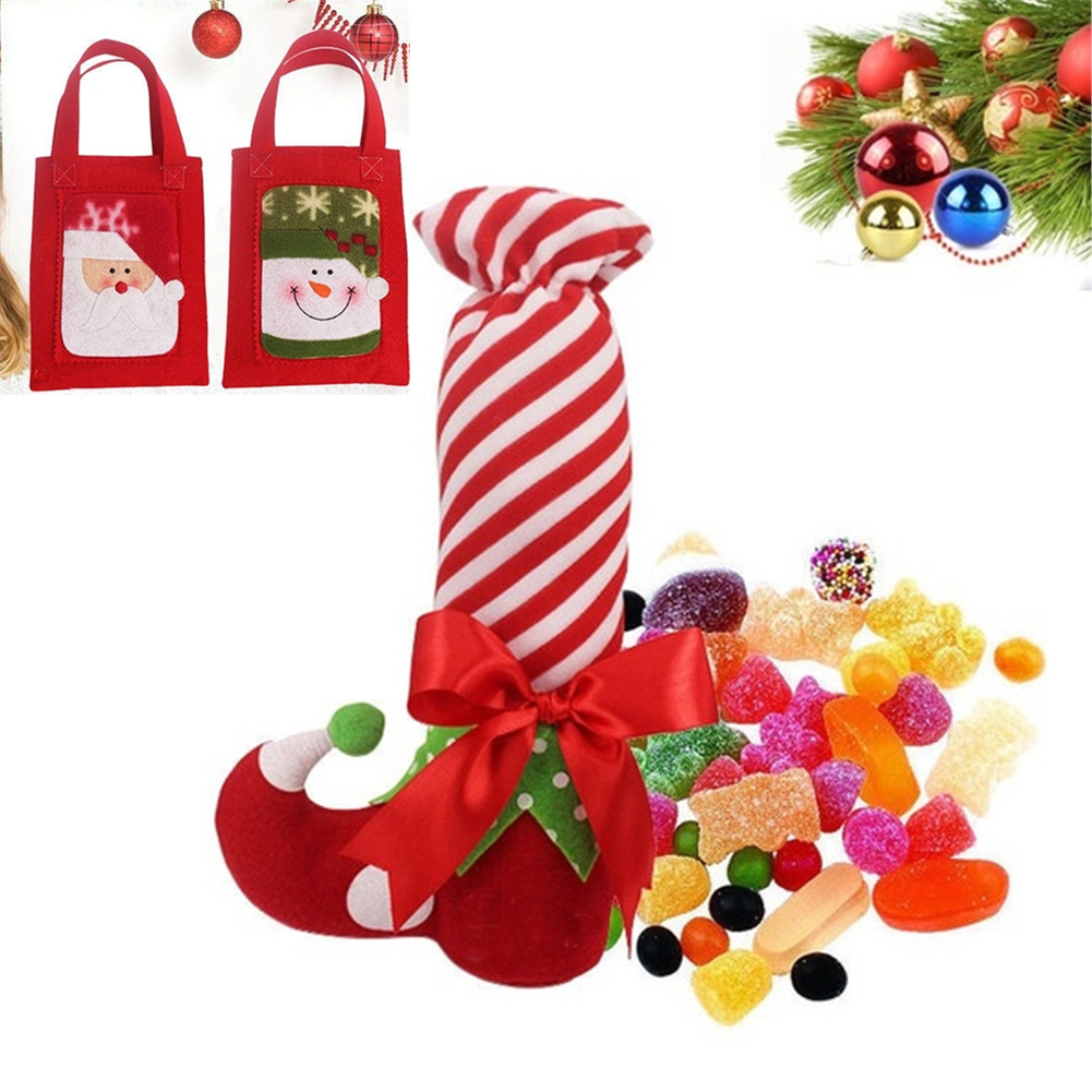 christmas candy cookie packing bag new year gift bag xmas santa