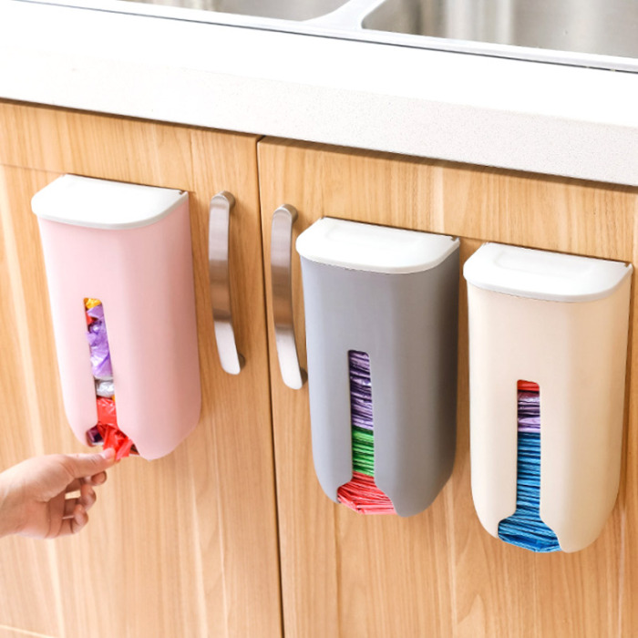 MYDING dispensador de bolsas de plástico montado en la pared