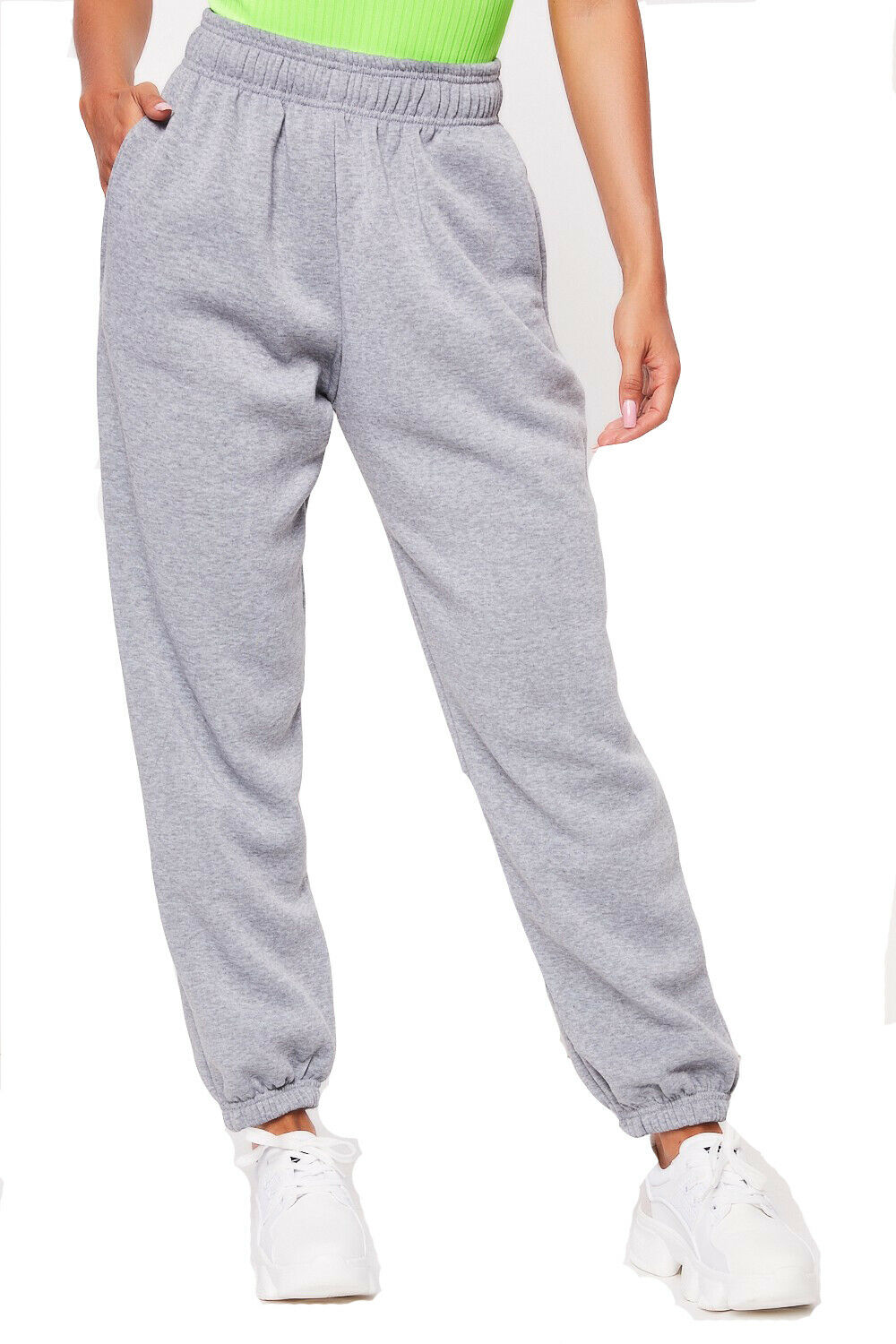 oversized grey sweatpants