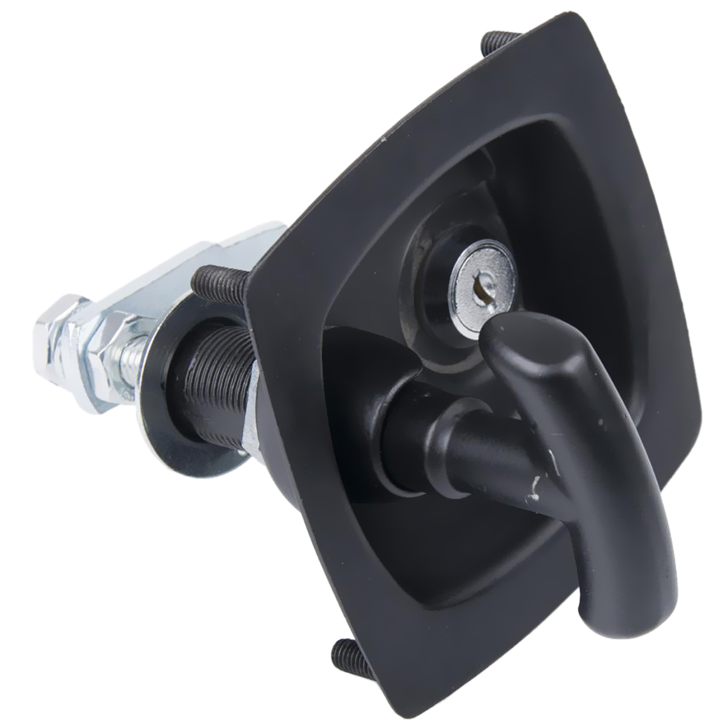 Cerradura en forma de T para remolque caja de herramientas para cerradura de manija plegable en forma de T de acero inoxidable Juego de llaves para remolque de cami/ón