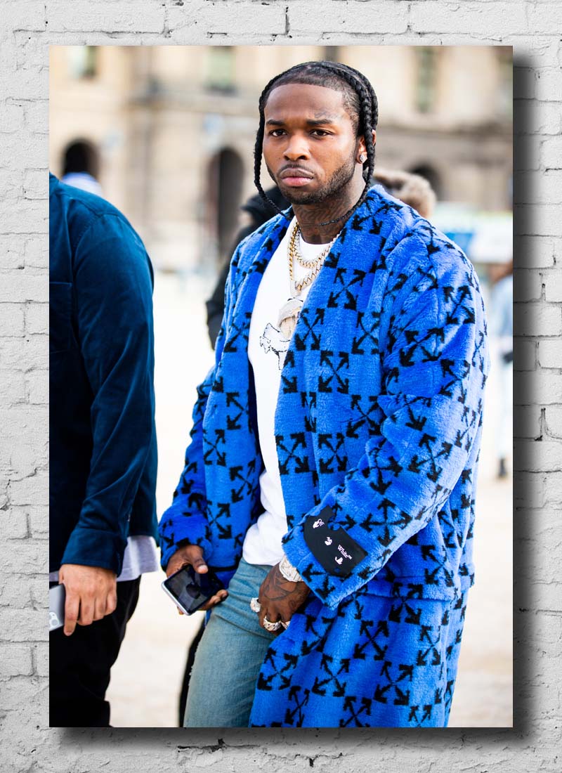 Pop Smoke Hot Singer Music Rapper Album Fabric Poster 20x30 27x40 32x48 Art Z-16