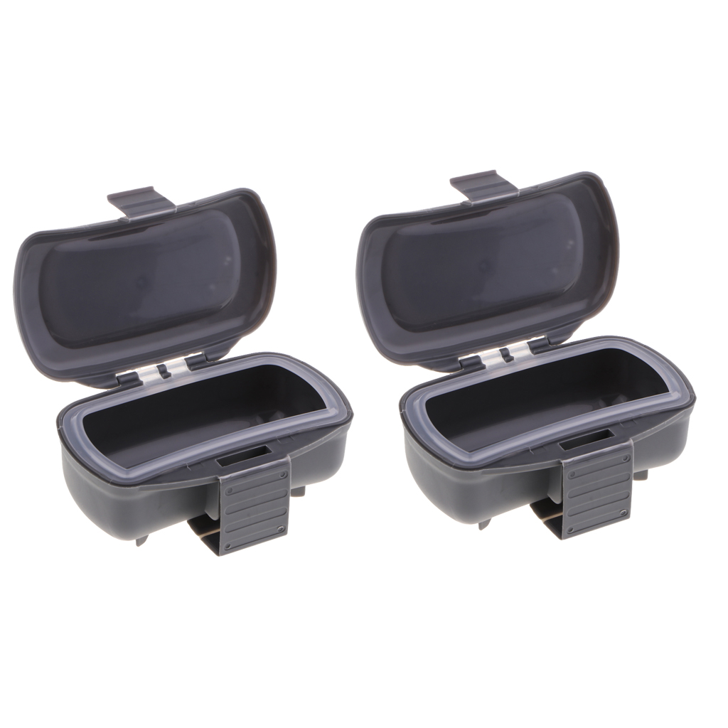 Caja de almacenamiento de cebo vivo para Pesca, 2 uds., señuelo de