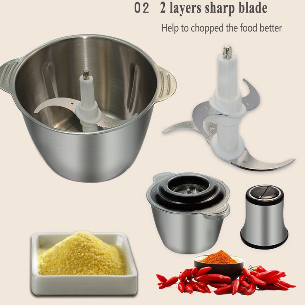 220V Mini electric household meat grinder vegetable grinder Worldwide