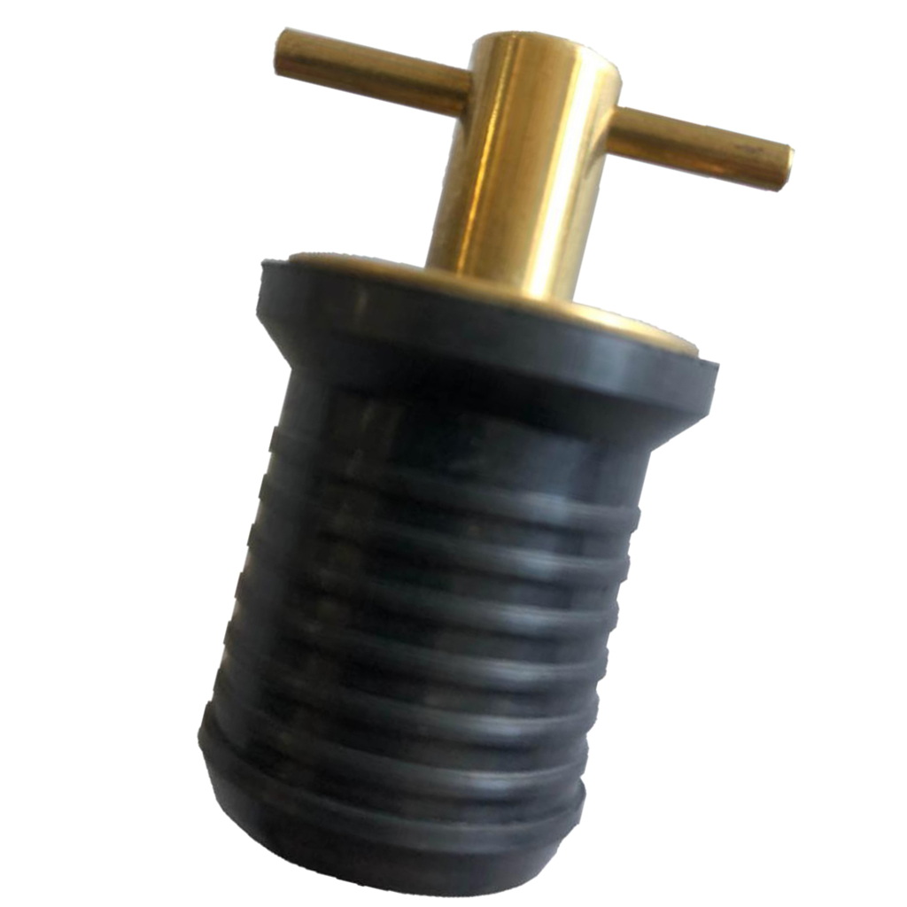 Twist Type Brass Drain Plug Boat Marine Coolers Hulls Marine TurnTite