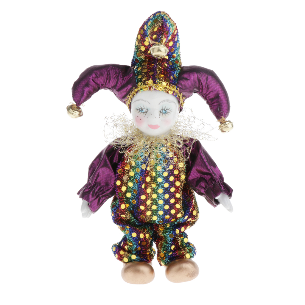 porcelain jester doll