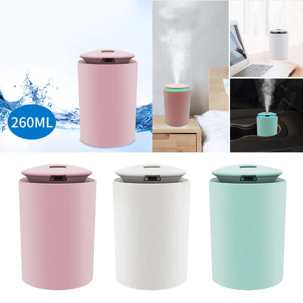 USB Essential Oil Diffuser Air Humidifier 260ml Tank for Bedrooms, Baby Rooms, Yoga Room