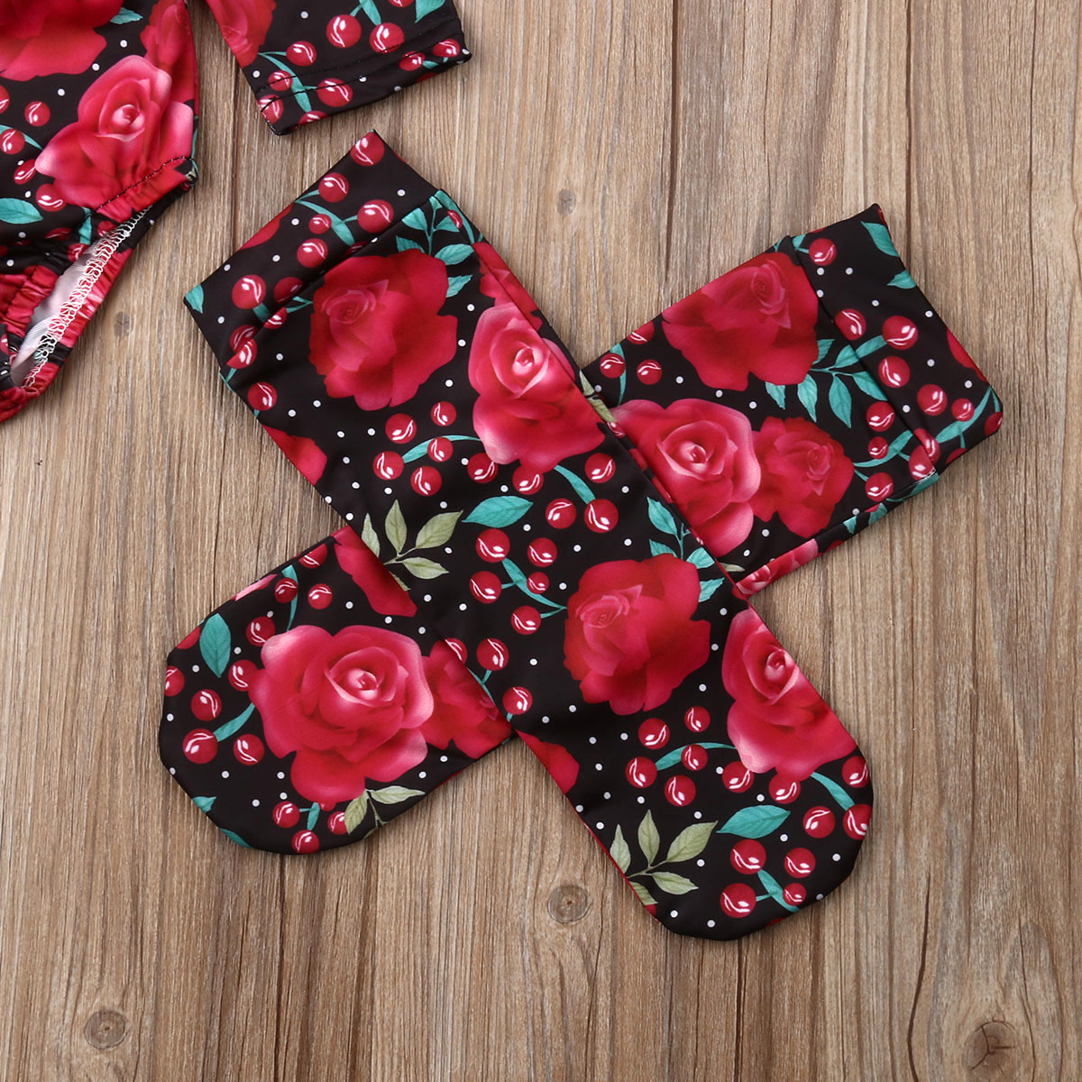 S/äuglingsbabykleidung Langarm Strampler Overall R/üschen Bodysuit Floral Hosen Outfits mit Stirnband 3 St/ücke Sets