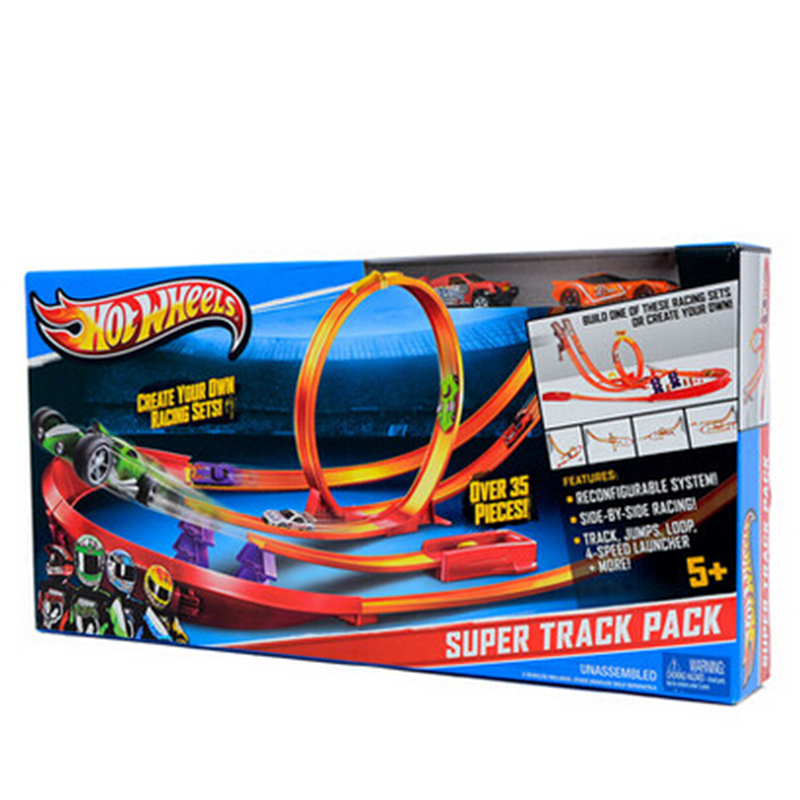 hot wheels car and track pack