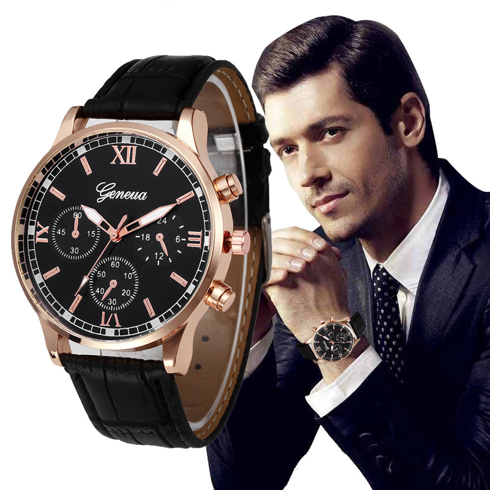 male leather watches