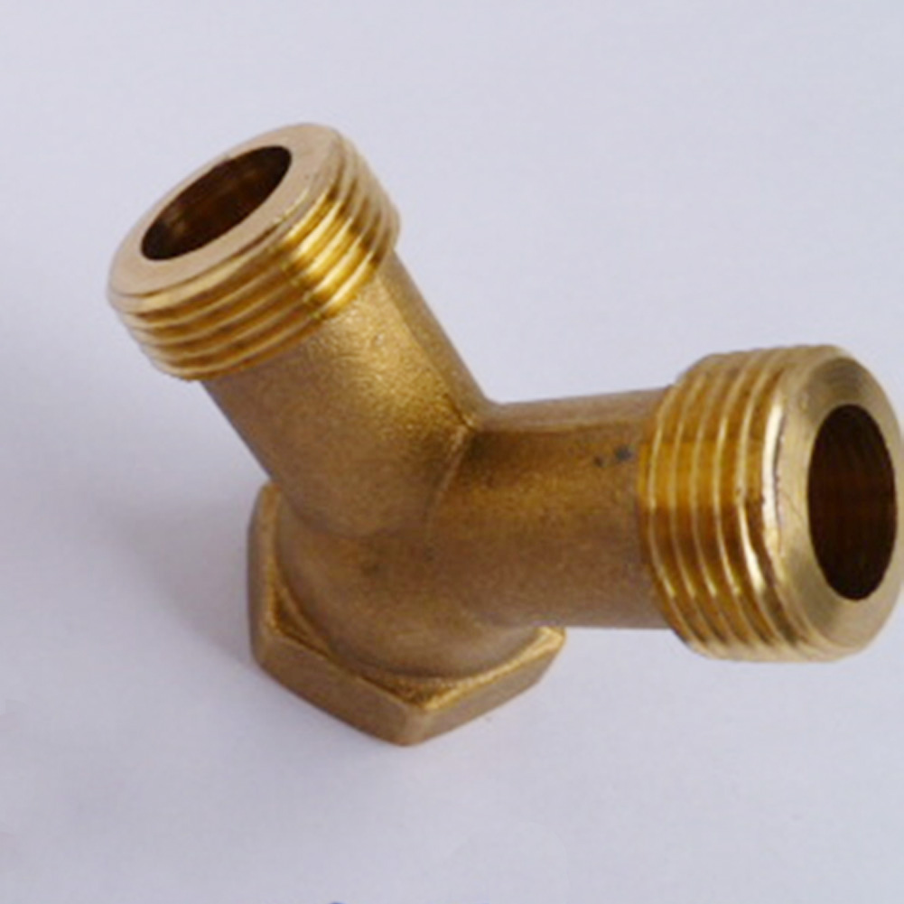 3/4" High Pressure Washing Machine Swivel Splitter Brass