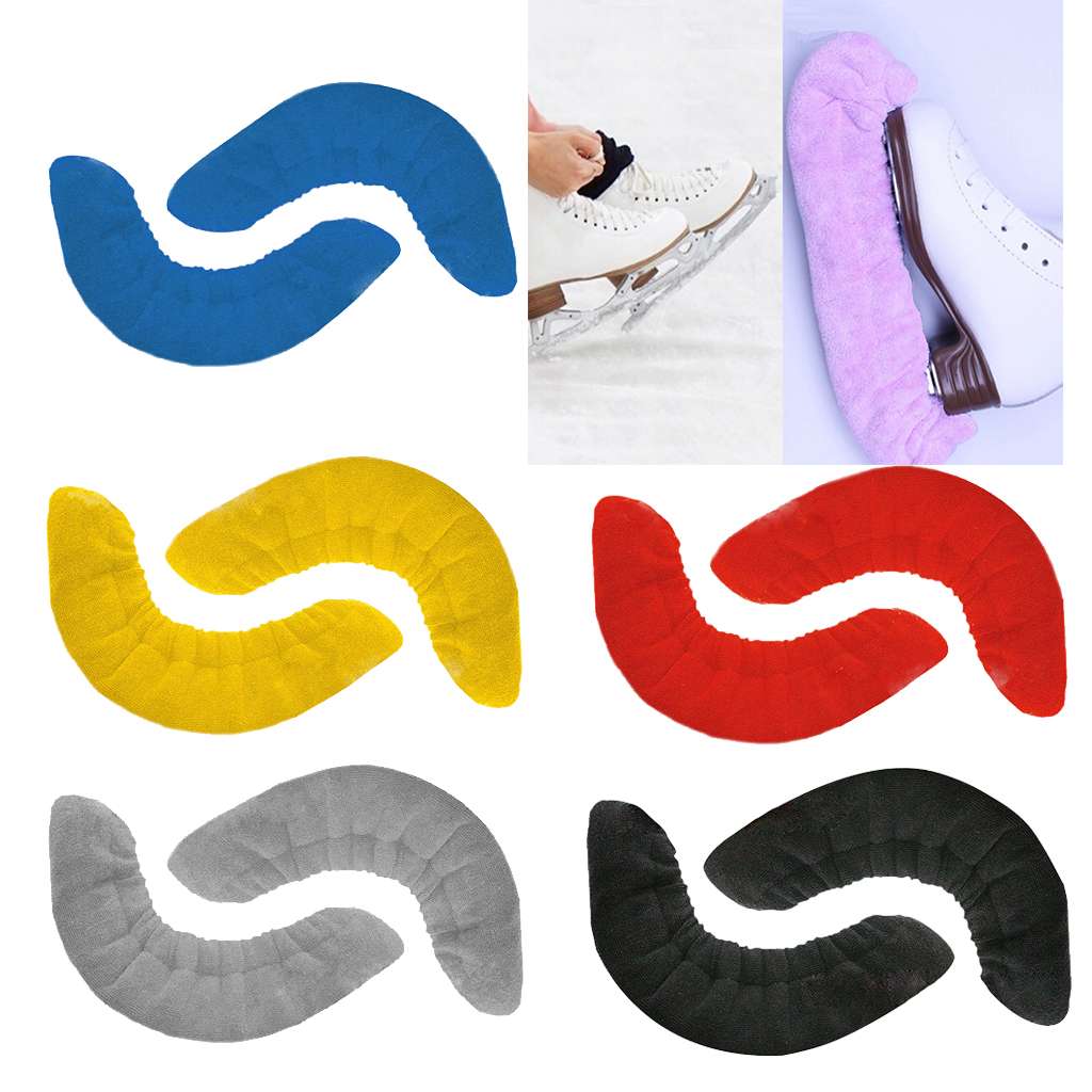 Ice Skate Blade Cover Soakers Protector Guard Protective Cloth for Kid Adult 