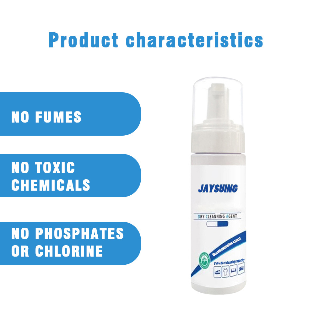 150ml Foam Dry Cleaning Agent Disposable Stubborn Stains Clothing