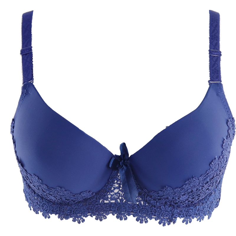 Plusgalpret Push Up Padded Bras For Women Lace Emboridery Plus Size Bra