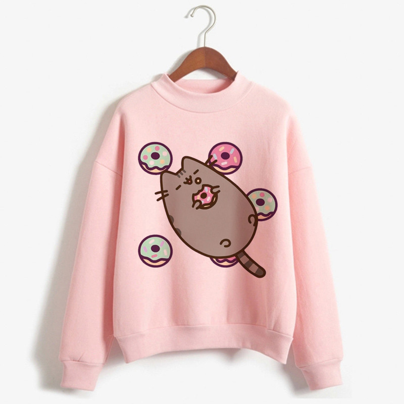 Sudadera con capucha para mujer, de dibujos animados, estilo Kawaii