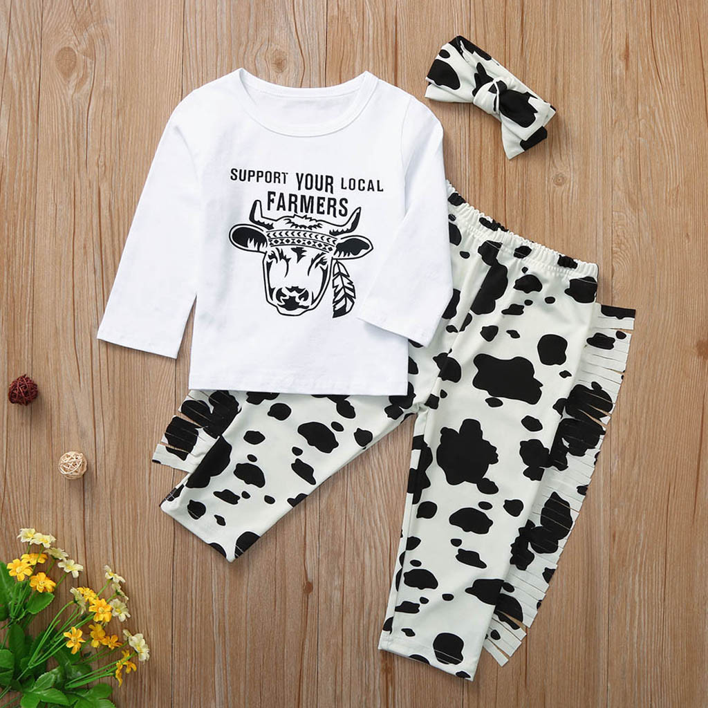 cow print baby clothes