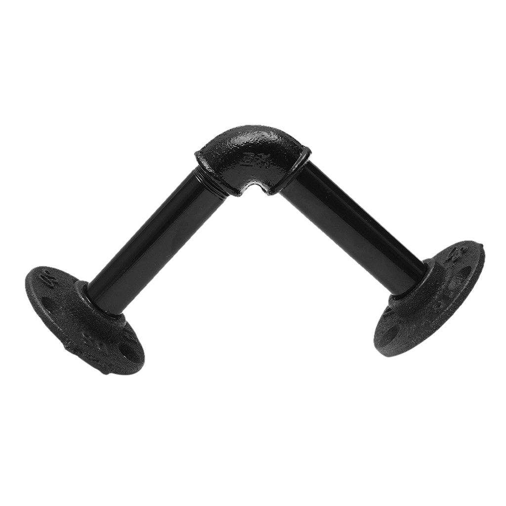 Soporte de pared de soporte L para tubería 2 uds., estante flotante