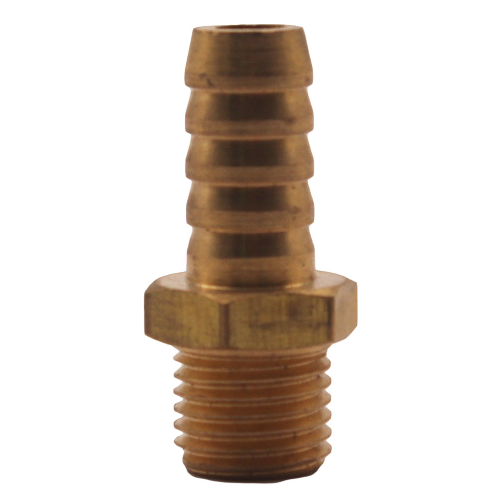 New Carburetor fuel injection brass 1//4/" X 1//8/" ID rubber hose straight coupler