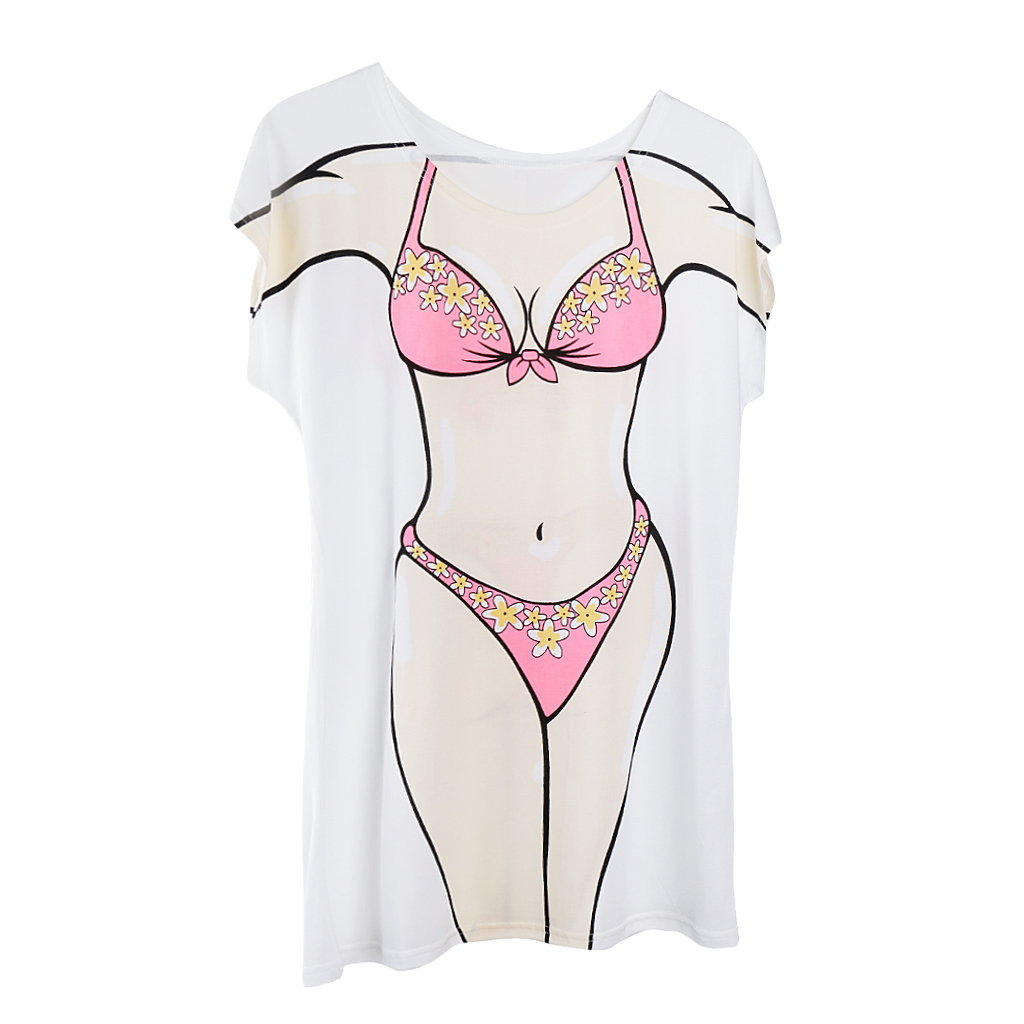 Novelty Young Girl 3d Print T-shirt Women's Fashion Cover-Ups Swimwear Bikini Hen Night Pajama Oversize T-Shirt Tee Novelty Young Girl 3d Print T-shirt Women's Fashion Cover-Ups Swimwear Bikini Hen Night Pajama Oversize T-Shirt Tee