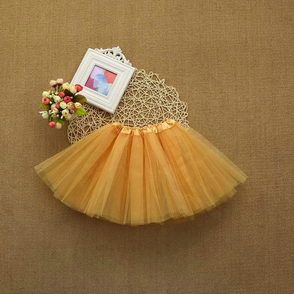 Cute Toddler Intant Baby Girls Kids Solid Tutu Ballet Skirts Fancy Party Skirt