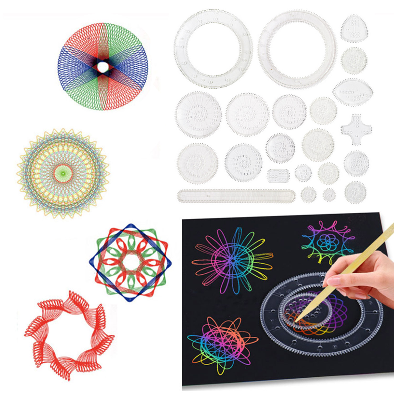 righello geometrico di plastica dei bambini del modello del righello dellillustrazione del giocattolo di arte dello strumento di disegno a spirale dei bambini Righello geometrico dei bambini righello geometrico di plastica dei bambini del modello del righello dellillustrazione del giocattolo di arte dello strumento di disegno a spirale dei bambini Righello geometrico dei bambini