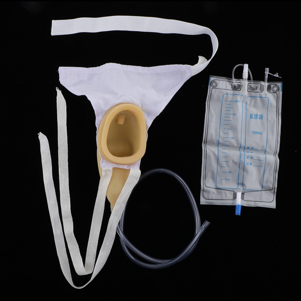 Portable Reuseable Male Urinal Pee Holder Bag Collector Urinary