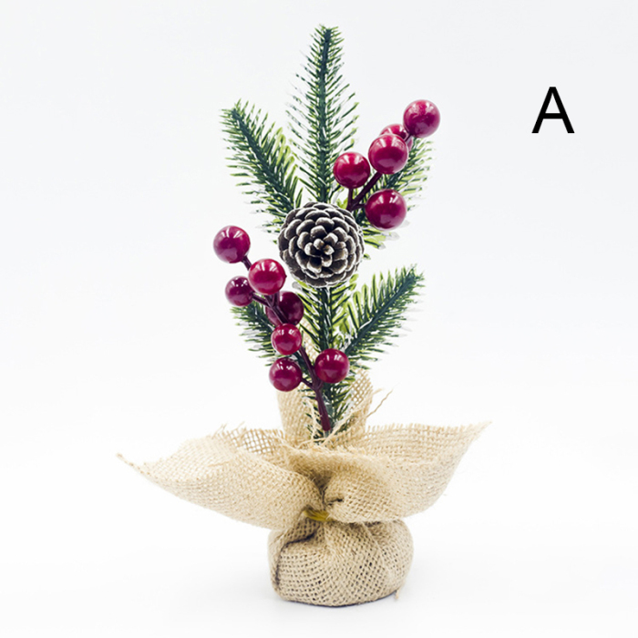 desktop decoration pine needles fruit pine cone tables