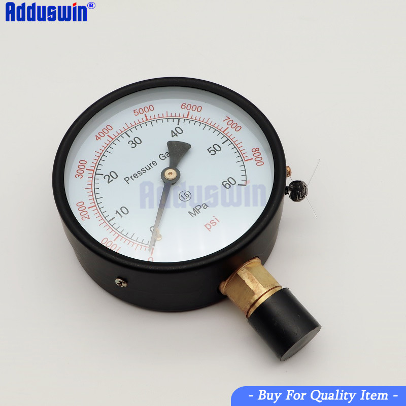 Details about   Universal Car Fuel Injection Pressure Gauge Tester 0.1-1 MPa Meter w/ Fittings 