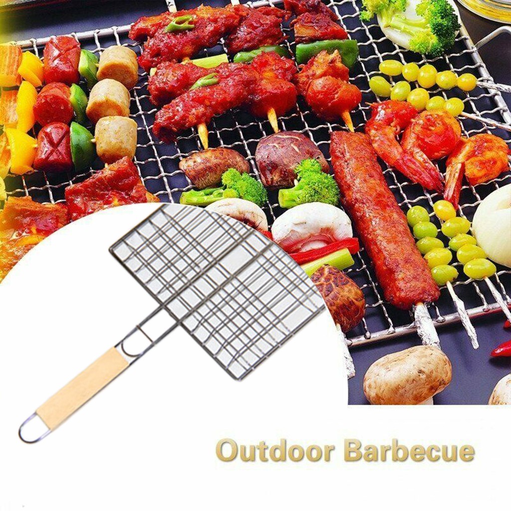Details about   Grill Grids Multi-purpose Grill Grids Baking Wire Grill Basket For Picnic 