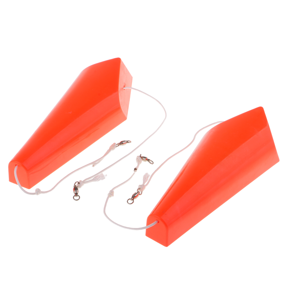 Description Picture 6 of item1 Pair Left and Right Boat Kayak Trolling Lure Fishing Splashing Float Board