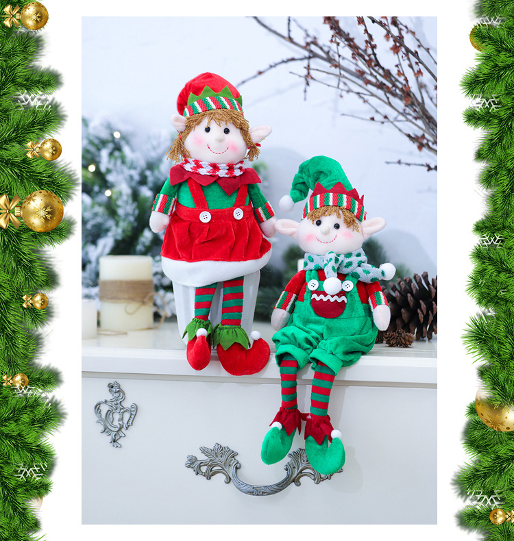 christmas house plush elves