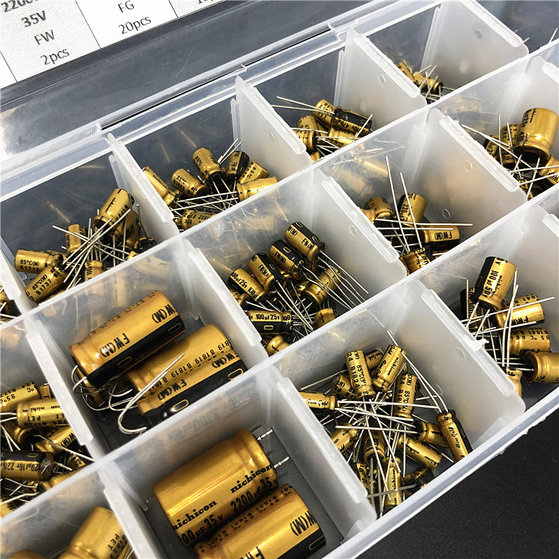 18 Values Nichicon FW/FG HiFi DIY High Grade Audio capacitor assorted