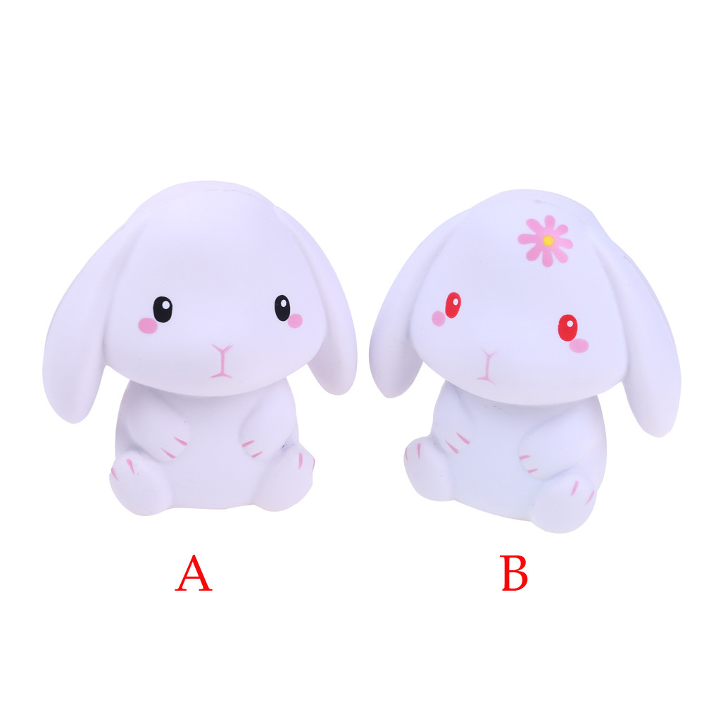 cute rabbit squeeze toys for children stress reliever cream