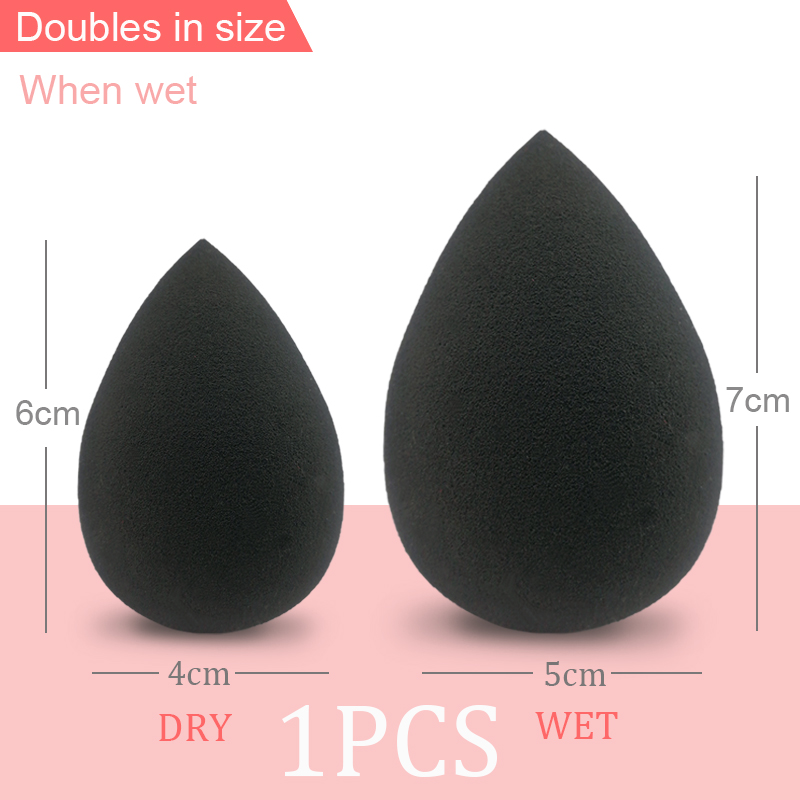 Description Picture 2 of itemBlack Makeup Applicator Super Soft Sponge Powder Blender Smooth Foundation Contour Blending Puff