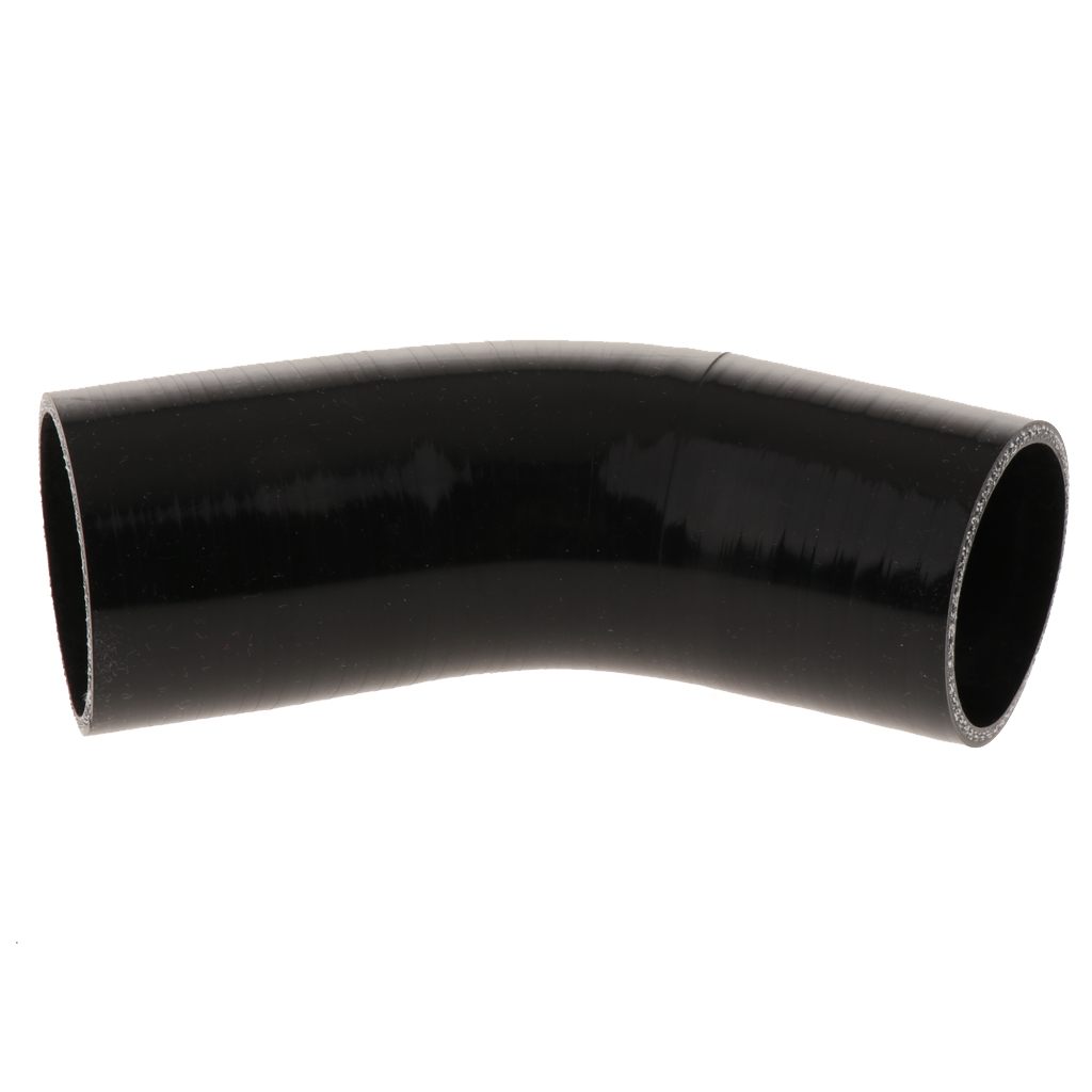 AJP Distributors 4 Id 45 Degree Elbow Bend Temp Temperature Silicone Coupler Hose Piping Turbo Intercooler Pipe Intake Upgrade Replacement Black Red