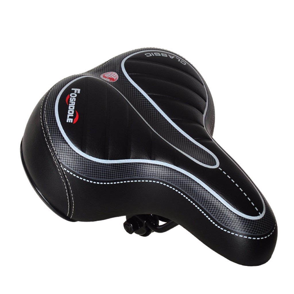 comfort wide big bum bike bicycle gel cruiser extra sporty soft pad saddle seat