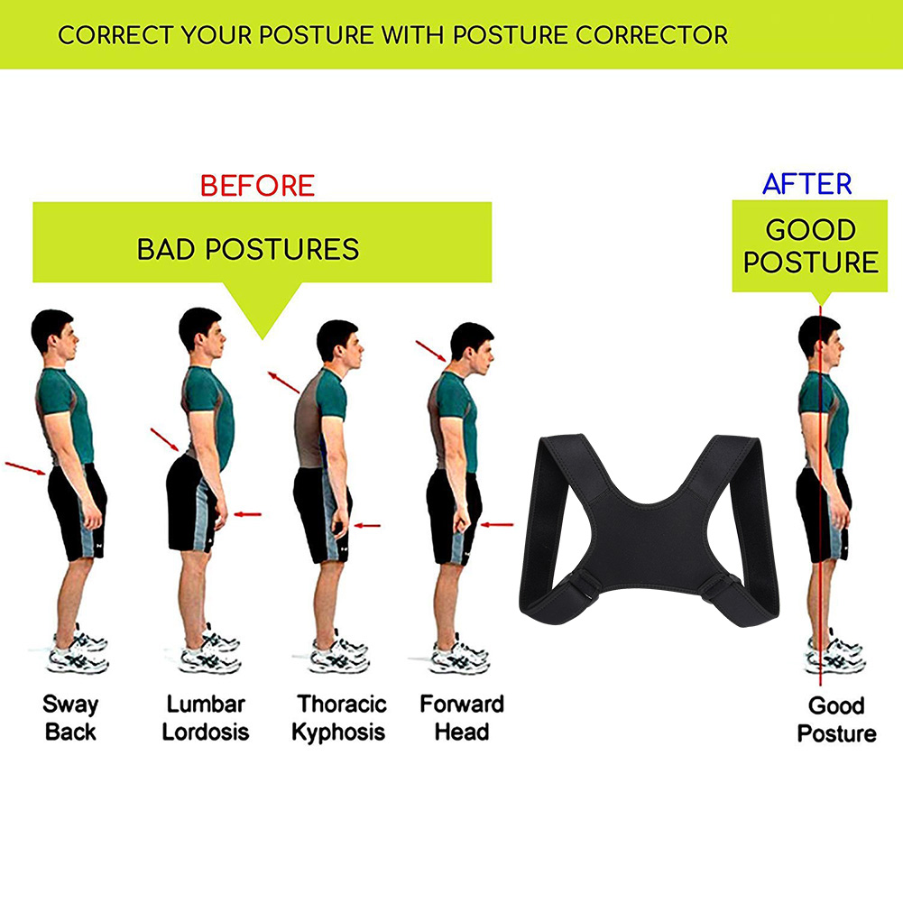 Description Picture 4 of itemPosture Corrector Fracture Support Back Shoulder Correction Brace Belt Strap