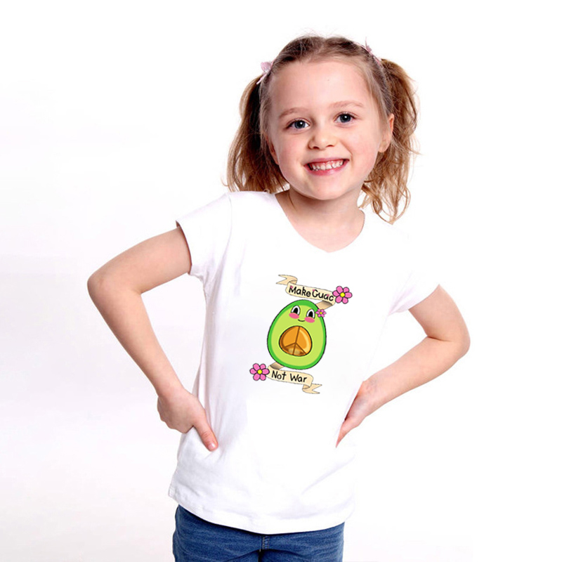Avocado Dabbing Infant Kids Crewneck Long Sleeve Shirt T-Shirt for Toddlers