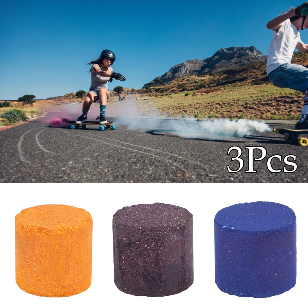3pcs Colorful Smoke Pills Combustion Smog Cake Effect Smoke Bomb Pills