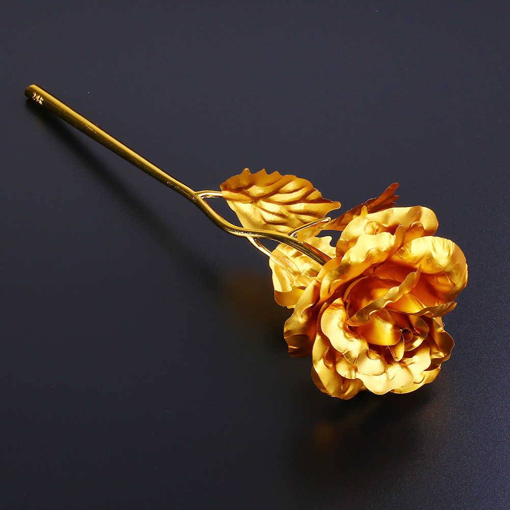 goldplated golden rose violet 24k golden without